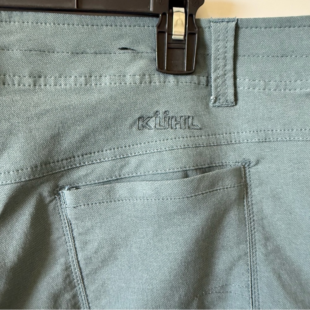 Kuhl Amphibia Casual Men’s Shorts Size 38 Lightweight Travel Activewear Green - Picture 7 of 15